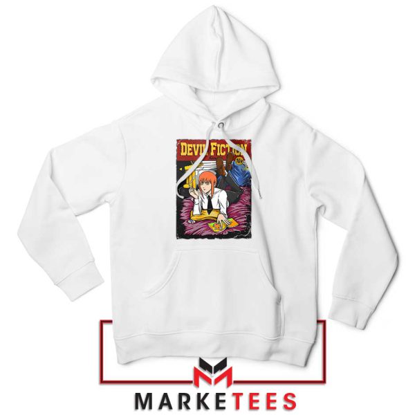 Makima Chainsaw Man Mia Wallace White Hoodie