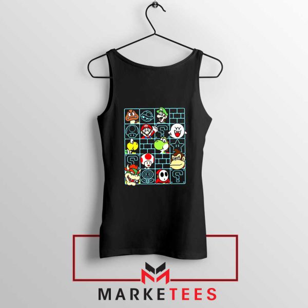 Mario Characters Game Series Tank Top