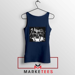 Metal Girl Band Hanabie Navy Tank Top