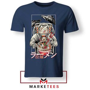 NASA Japanese Dish Noodle Navy Tshirt