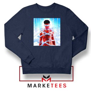 New Song Lil Nas X Industry Baby Music Navy Sweatshirt