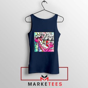 Pink Panther The World Is Your Navy Tank Top