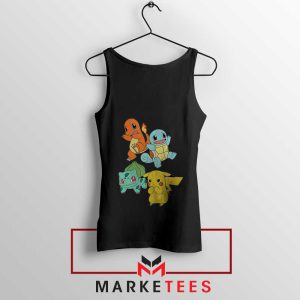 Pokemon GO Fun Character Black Tank Top