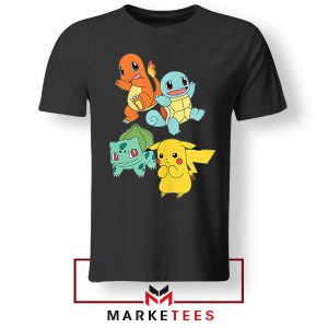 Pokemon GO Fun Character Black Tshirt