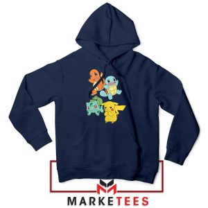 Pokemon GO Fun Character Navy Hoodie