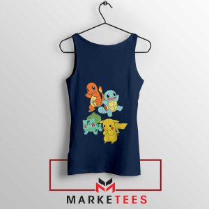 Pokemon GO Fun Character Navy Tannk Top