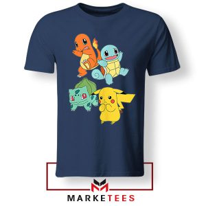 Pokemon GO Fun Character Navy Tshirt