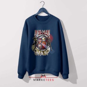 Quantumania Scott Lang Superhero Navy Sweatshirt