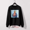 Saint Jesus Taylor Swift Paint Black Sweatshirt