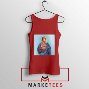 Saint Jesus Taylor Swift Paint Red Tank Top