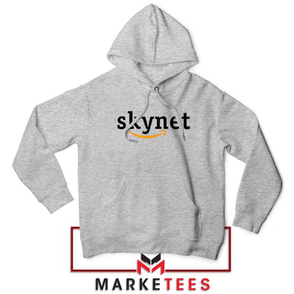 Skynet E Commerce Logo Parody Grey Hoodie