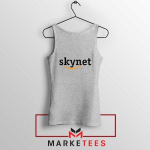 Skynet E Commerce Logo Parody Grey Tank Top