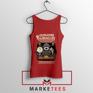 Snoopy Inspired Peanuts DnD Game Tank Top