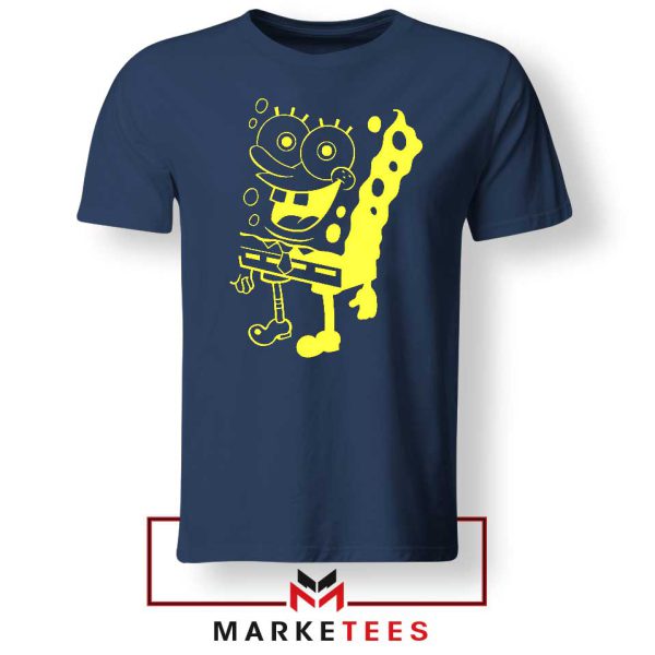 SpongeBob Cartoon Comedy Navy Tshirt