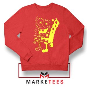 SpongeBob Cartoon Comedy Red Sweatshirt