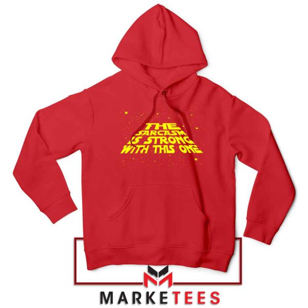 Star Wars Series Sarcasm Meme Red Hoodie