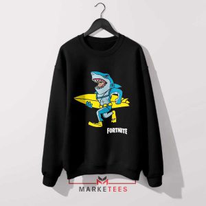 Survival skills Jonesy Shark Black Sweatshirt