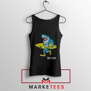 Survival skills Jonesy Shark Black Tank Top