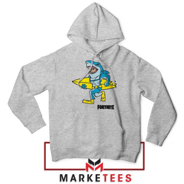 Survival skills Jonesy Shark Grey Hoodie