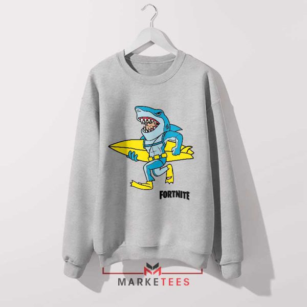 Survival skills Jonesy Shark Grey Sweatshirt