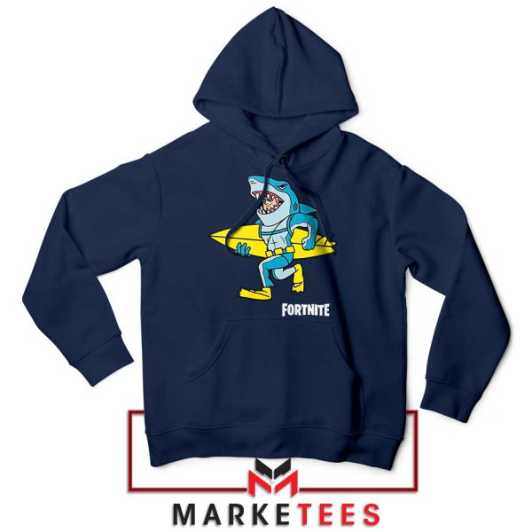 Survival skills Jonesy Shark Navy Hoodie