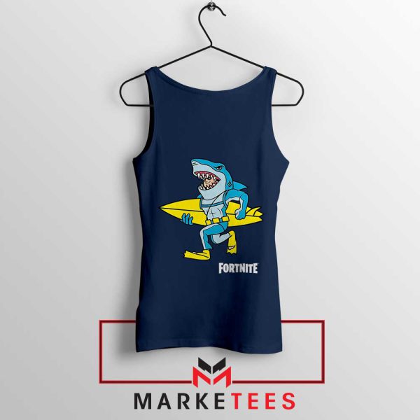 Survival skills Jonesy Shark Navy Tank Top