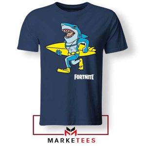 Survival skills Jonesy Shark Navy Tshirt