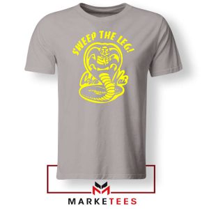 Sweep The Leg Cobra Kai Grey Tshirt