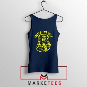 Sweep The Leg Cobra Kai Navy Tank Top