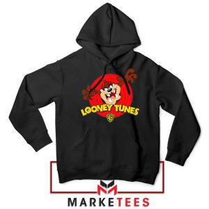 Tasmanian Looney Tunes Animals Black Hoodie