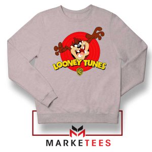 Tasmanian Looney Tunes Animals Grey Sweatshirt