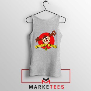 Tasmanian Looney Tunes Animals Grey Tank Top