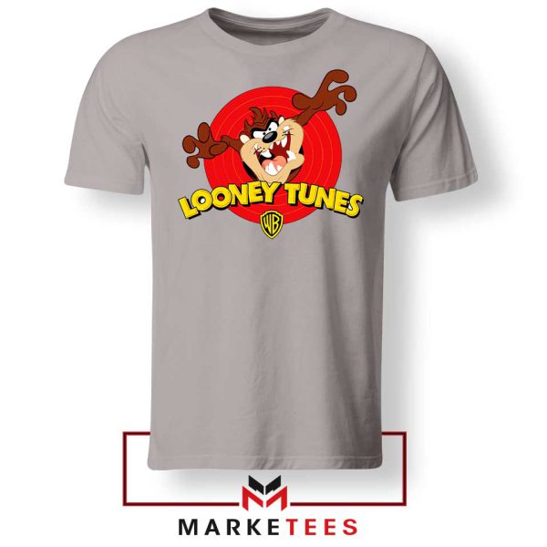 Tasmanian Looney Tunes Animals Grey Tshirt