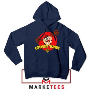 Tasmanian Looney Tunes Animals Navy Hoodie