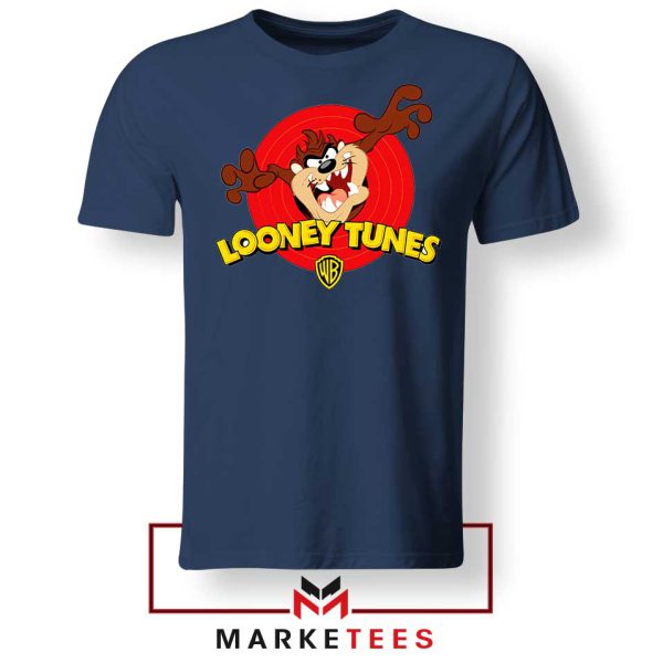 Tasmanian Looney Tunes Animals Navy Tshirt