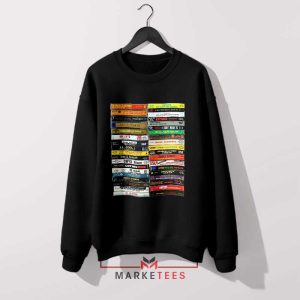 The 80s Style Cool Hip Hop Black Sweatshirt