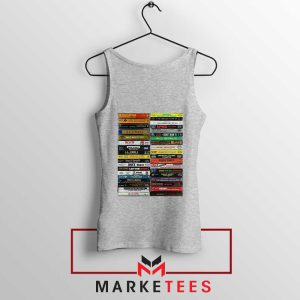 The 80s Style Cool Hip Hop Grey Tank Top