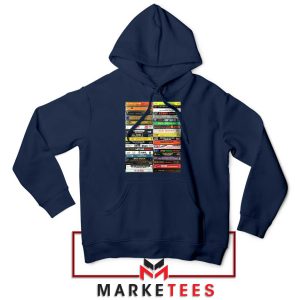 The 80s Style Cool Hip Hop Navy Hoodie