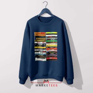 The 80s Style Cool Hip Hop Navy Sweatshirt