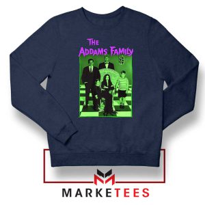 The Addams Family Portrait Series Navy Sweatshirt