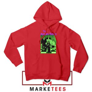 The Addams Family Portrait Series Red Hoodie