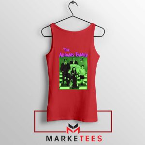 The Addams Family Portrait Series Red Tank Top