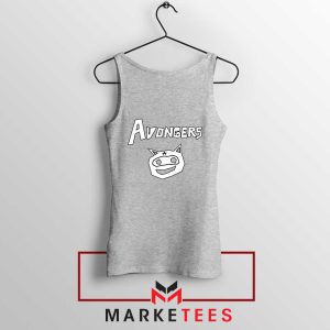 The Avongers Superhero Members Grey Tank Top