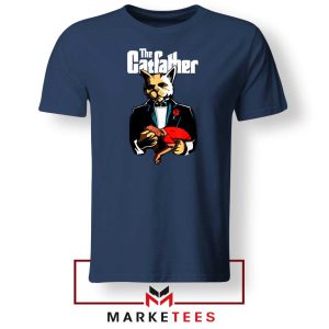 The Cat Father Day Film Parody Navy Tshirt