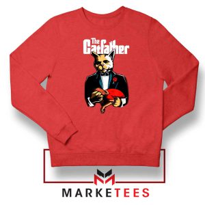 The Cat Father Day Film Parody Red Sweatshirt