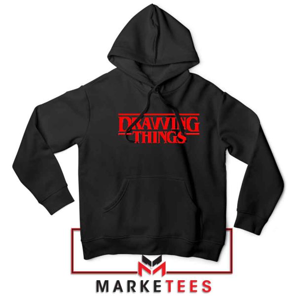 The Drawing Things Logo Memes Black Hoodie