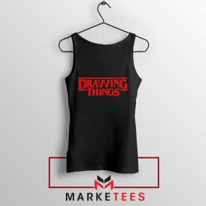 The Drawing Things Logo Memes Black Tank Top