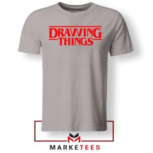 The Drawing Things Logo Memes Grey Tshirt