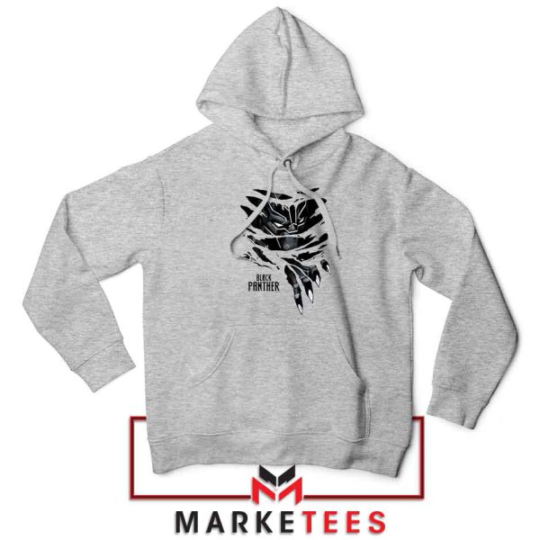 The King Black Panther Wakanda Grey Hoodie