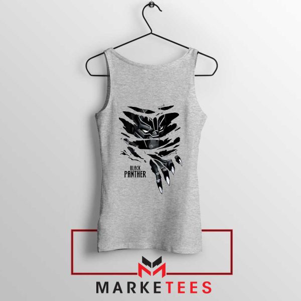 The King Black Panther Wakanda Grey Tank Top